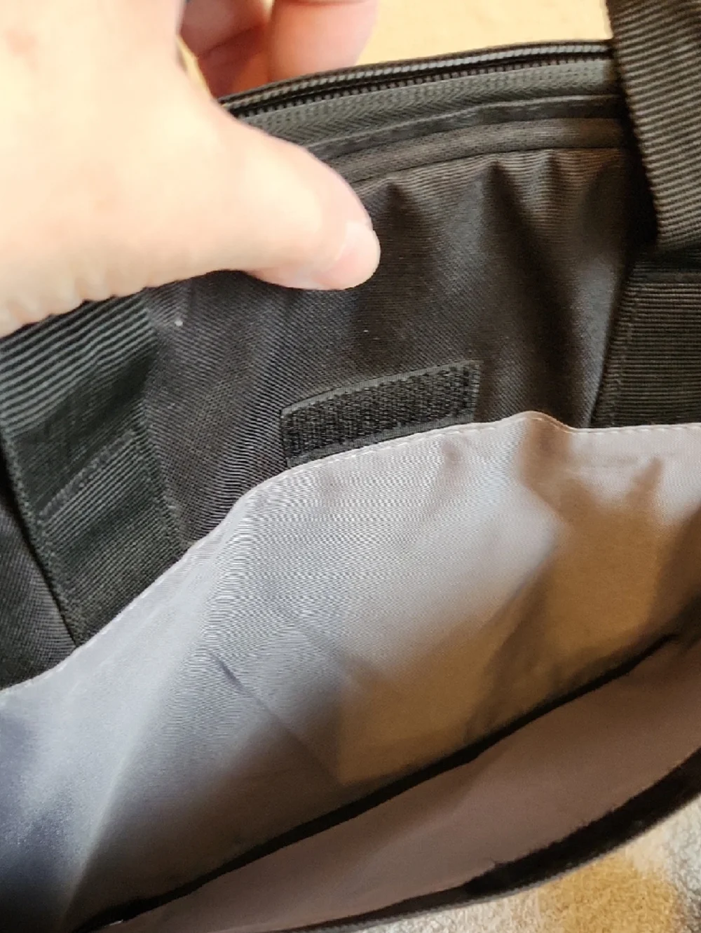 SwissGear Black Laptop Bag with Red Accents